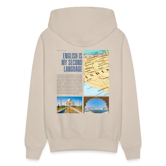 English is my Second Language - Unisex Hoodie - Sand