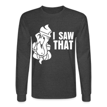 Load image into Gallery viewer, I Saw That (Ganesh) - Unisex Adult Long Sleeve - heather black
