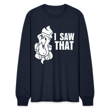 Load image into Gallery viewer, I Saw That (Ganesh) - Unisex Adult Long Sleeve - navy

