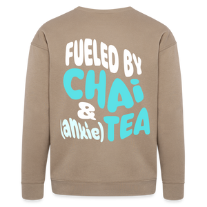 Fueled By Chai & (Anxie) Tea - Unisex Sweatshirt - tan