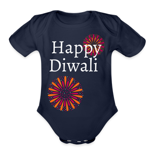Happy Diwali - Baby Onesie - dark navy