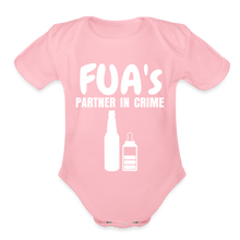 Load image into Gallery viewer, Fua&#39;s Partner in Crime - Unisex Baby Onesie - light pink
