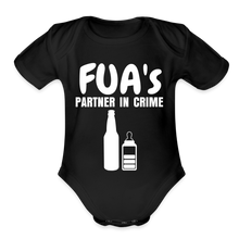 Load image into Gallery viewer, Fua&#39;s Partner in Crime - Unisex Baby Onesie - black
