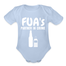 Load image into Gallery viewer, Fua&#39;s Partner in Crime - Unisex Baby Onesie - sky

