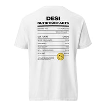 Load image into Gallery viewer, Desi Nutrition Facts - Unisex Adult Tee
