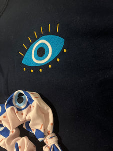 Evil Eye - Embroidered Unisex Hoodie
