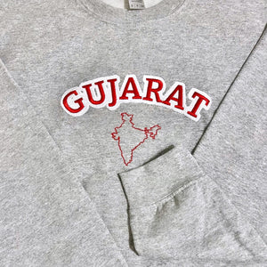 Gujarat - Embroidered Unisex Sweatshirt
