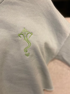Ganesh - Embroidered Crop Sweatshirt