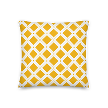 Load image into Gallery viewer, Yellow Pattern Premium Pillow
