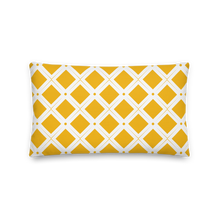 Load image into Gallery viewer, Yellow Pattern Premium Pillow
