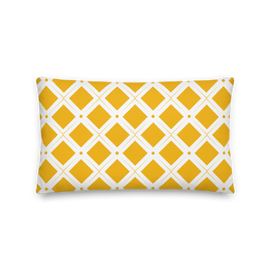 Yellow Pattern Premium Pillow