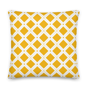 Yellow Pattern Premium Pillow