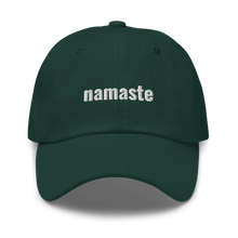 Load image into Gallery viewer, Namaste Embroidered Dad Hat
