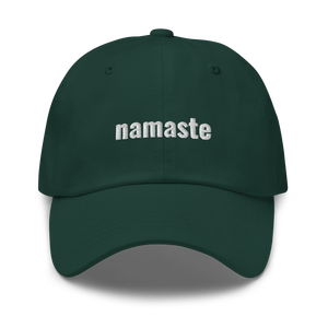 Namaste Embroidered Dad Hat