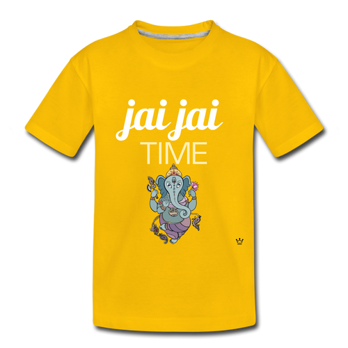 Jai Jai Time - Toddler Tee - sun yellow