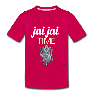 Jai Jai Time - Toddler Tee - dark pink