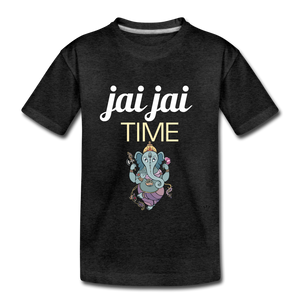 Jai Jai Time - Toddler Tee - charcoal gray
