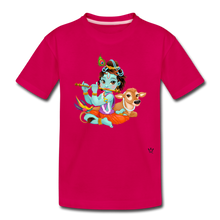 Load image into Gallery viewer, Krishna - Toddler Tee - dark pink
