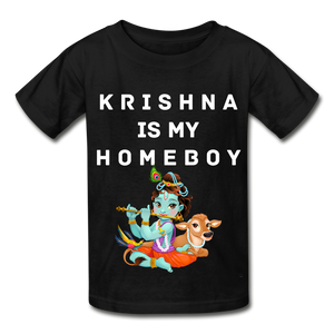 Krishna is my Homeboy - Youth Tee - black