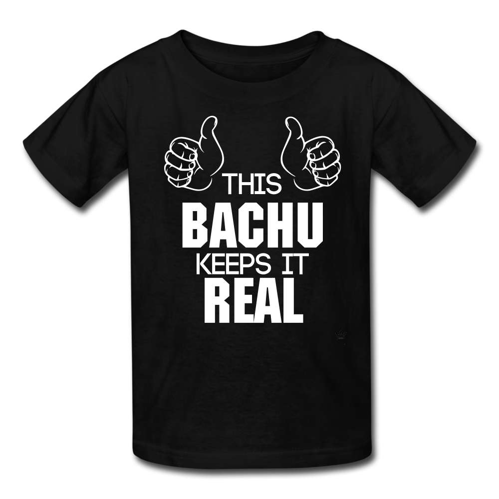 This Bachu Keeps It Real - Youth Tee - black