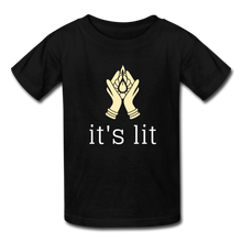 Load image into Gallery viewer, It&#39;s Lit - Youth Tee - black
