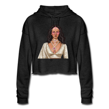 Load image into Gallery viewer, Sabyasachi Taste on a Forever 21 Budget - Women&#39;s Cropped Hoodie - deep heather
