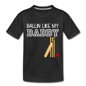 Cricket - Toddler Premium T-Shirt - black