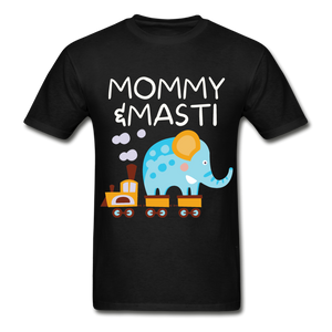 Mommy & Masti - Unisex Adult T-Shirt - black