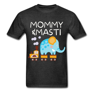 Mommy & Masti - Unisex Adult T-Shirt - charcoal gray