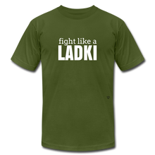 Load image into Gallery viewer, Fight Like a Ladki - Women&#39;s Tee - olive
