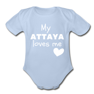 My Attaya Loves Me - Baby Onesie - sky