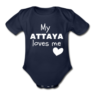 My Attaya Loves Me - Baby Onesie - dark navy