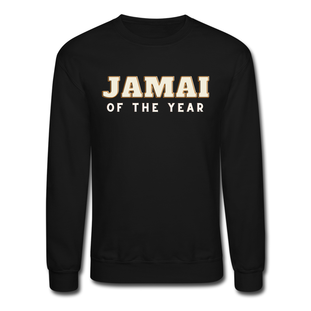 Jamai of the Year - Crewneck Sweatshirt - black
