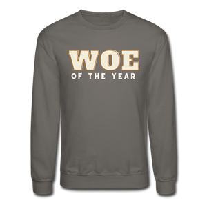 Woe of the Year - Crewneck Sweatshirt - asphalt gray