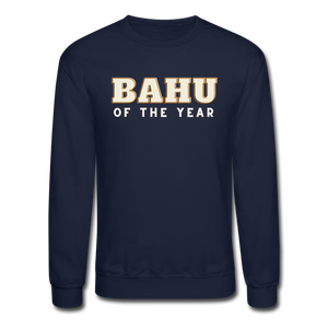 Bahu of the Year - Crewneck Sweatshirt - navy