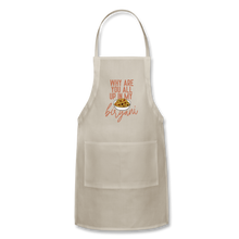 Load image into Gallery viewer, Why Are You All Up In My Biryani - Adjustable Apron - natural
