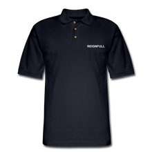 Load image into Gallery viewer, Reignfull - Men&#39;s Pique Polo Shirt - midnight navy
