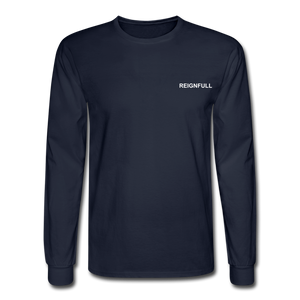 Stop Trying To Make Everyone Happy - Unisex Adult Long Sleeve Tee - navy