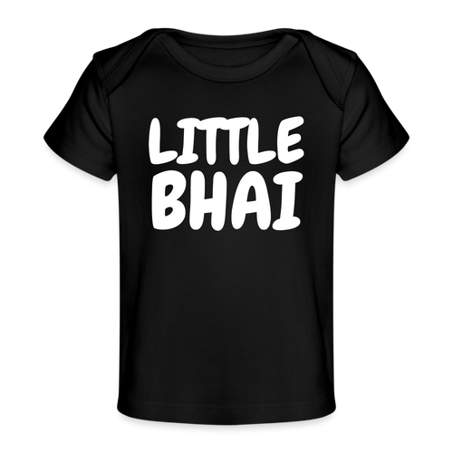 Little Bhai - Baby Tee - black