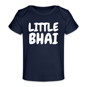 Little Bhai - Baby Tee - dark navy