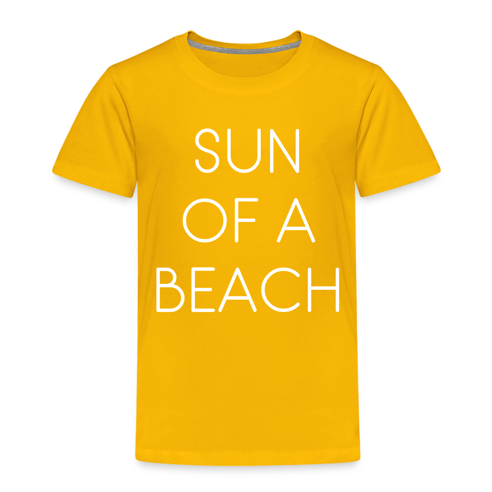 Sun of a Beach - Toddler Tee - sun yellow