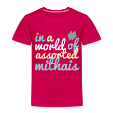Load image into Gallery viewer, In a World of Assorted Mithais - Toddler Tee - dark pink
