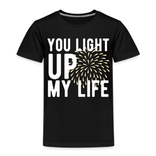 Load image into Gallery viewer, You Light Up My Life - Unisex Toddler tee - black

