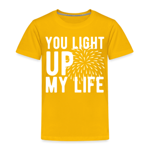 You Light Up My Life - Unisex Toddler tee - sun yellow