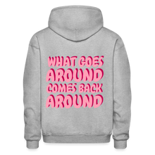 Load image into Gallery viewer, What Goes Around Comes Back Around - Unisex Hoodie - heather gray
