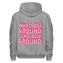 Load image into Gallery viewer, What Goes Around Comes Back Around - Unisex Hoodie - graphite heather
