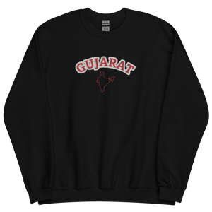 Gujarat - Embroidered Unisex Sweatshirt