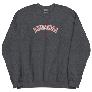Mumbai - Embroidered Unisex Sweatshirt