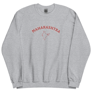 Maharashtra - Embroidered Unisex Sweatshirt