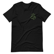 Load image into Gallery viewer, Ganesh - Embroidered (Green) Unisex Short Sleeve Tee
